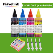 Plavetink-recambio de cartucho de tinta para impresora, kit de recarga de tinta para HP 670 Deskjet 670, 3525, 4615, 4625, 5525, 6520, 6525 XL 2024 - compra barato