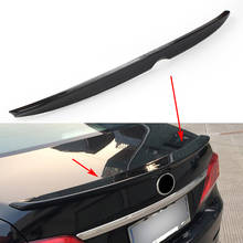 Capa traseira para carro toyota camry xv50 se v6, spoiler traseiro em abs brilhante para porta-malas, 2012, 2013, 2014, 2015, 2016 2024 - compre barato