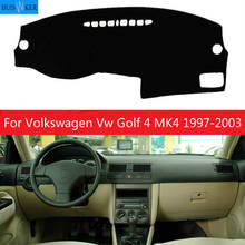 Для Volkswagen Vw Golf 4 MK4 1997 - 2001 2002 2003 крышка приборной панели солнцезащитный тент нескользящий коврик аксессуары для интерьера 2024 - купить недорого