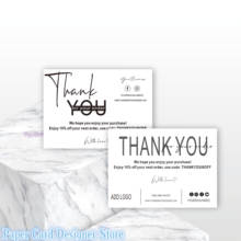 Customize Business Thank You Card Template Personaliz Thank You For Your Order Cards Online Business Thank You Package Insert-S3 2024 - buy cheap