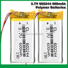 Polymer Battery 600 mAh 3.7 V 602244 MP3 Speakers Li-ion Battery for DVR GPS MP3 MP4 Cell Phone Bluetooth Speaker Electric Toys 2024 - buy cheap