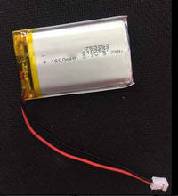 free ship 1pcs 753050 803048 3.7v 1000mah li-polymer rechargeable lithium battery li-po for cordless phone learning machine 2024 - buy cheap
