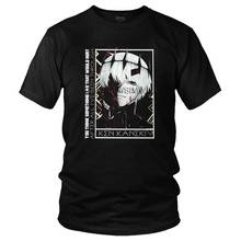 Male Tokyo Ghoul Ken Kaneki T Shirt Short Sleeved Cotton Tshirt Cool T-shirt Designer Harajuku Anime Manga Tee Plus Size Apparel 2024 - buy cheap