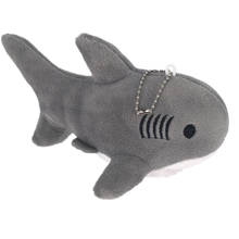 3Colors , Middle 18CM Cotton Soft Plush Shark Doll , Gift Key Chain Toy 2024 - buy cheap