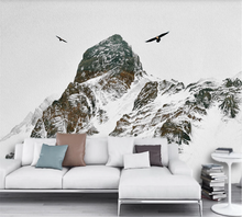 xuesu Customized 3d photo wall 8D wallpaper mural simple fashion jade dragon snow mountain HD TV background wall 2024 - buy cheap