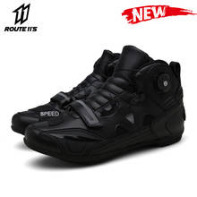 New Motorcycle Boots Motorcycle Racing Shoes Men Breathable Botas Moto Boots Motorbike Biker Riding Boots Outdoor Travel Shoes 2024 - buy cheap