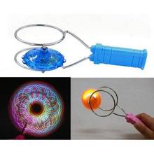 New Diabolo Auldey Yoyo 2pcs Random Color  Spinning Top Gyroscope Colorful Lights  Track   Toy 2024 - buy cheap