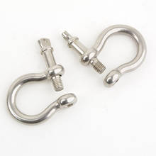 Durable 10Pcs M6 6mm Stainless Steel Bow Shackle & Screw Pin Anchor Shackles easy hook 2024 - buy cheap