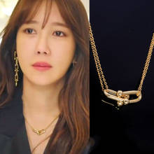 Элегантное креативное ожерелье в стиле пентхауса ли Дзи-Ач Ким то-Йон в Корейском стиле 2024 - купить недорого