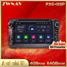 Reproductor Multimedia PX6 con Android 10,0 y navegación GPS para KIA, autorradio estéreo con pantalla IPS, 4 + 64 DSP, wifi, unidad principal, para KIA Ceed 2009-2017 2024 - compra barato