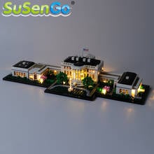 SuSenGo-kit de luces LED para la serie de Arquitectura de la Casa Blanca, modelo no incluido, 21054 2024 - compra barato