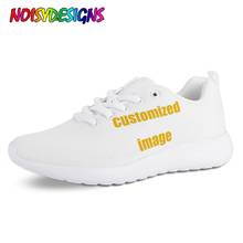 NOISYDESIGNS Custom Prints Women Shoes Breathable Walking Mesh Flat Shoes Woman White Sneakers Tenis Feminino Female Shoes 2024 - buy cheap