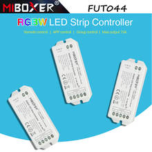 Miboxer-controlador inalámbrico de tira LED FUT044, regulador de luz RGBW, 2,4 GHz, RF Max, 15A, para RGBW, RGBWW, novedad 2024 - compra barato