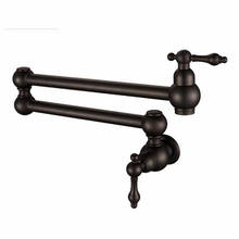 Brass kitchen faucet Single Handle Pot Filler Faucet Swing Spout Wall Mount cold bathroom chrome tap SF558 2024 - buy cheap
