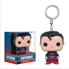 DC комиксов брелок с суперменом Супермен фигурка Коллекционная модель игрушки для детей, подарок на день рождения 2024 - купить недорого