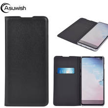 Flip Cover Leather Wallet Phone Case for Samsung Galaxy Note 10 Note10 Plus Pro Note10plus Note10pro Note10+ SM N970F N975 N975F 2024 - buy cheap