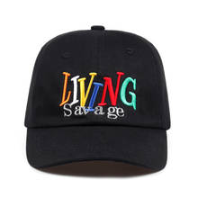 2019 new LIVING Savage dad hat men women Cotton% high-quality baseball cap fashion snapback Hip-hop Bone Garros golf cap hats 2024 - buy cheap