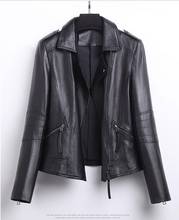 Genuine Jacket Women Real Sheepskin Leather Bomber Jackets Spring Autumn Motocycle Plus Size Coat 1204 MF560 2024 - buy cheap