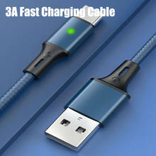 UGI-Cable de carga rápida para tableta, cargador tipo C de 1M, 3A, Micro USB, Android, USB C, para Motorola, Samsung, Xiaomi, Oneplus, HTC 2024 - compra barato