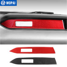 MOPAI-Panel de instrumentos de fibra de carbono para Interior de coche, pegatinas decorativas para Ford Mustang 2015, accesorios 2024 - compra barato