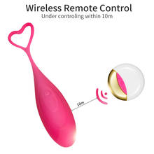 10 Speed Wireless Remote Control Vibrator USB Rechargeable Bullet Egg Vibrator Vaginal Massage Kegel Balls Sex Toys for Woman 2024 - buy cheap