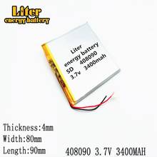 408090 388090 3.7v 3400mah Lithium Polymer Battery With Board For Pda Tablet Pcs Digital Products 2024 - buy cheap