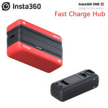 Устройство для быстрой зарядки Insta360 ONE R, устройство для зарядки аккумуляторов Insta 360 One R, аксессуары для Insta360 ONE R 2024 - купить недорого