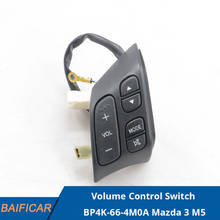 Baificar Brand New Genuine Steering Wheel Button Audio Volume Control Switch BP4K-66-4M0A C235-66-4M0 For Mazda 3 M5 2005-2010 2024 - buy cheap