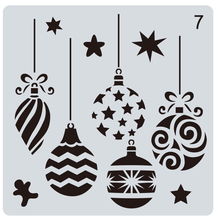 15*15 Merry Christmas Layering Stencils Drawing  Spray stencil DIY Scrapbook photo album Decorative Embossing DIY Card Crafts 2024 - buy cheap