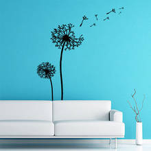 ZOOYOO Dandelion Wall Sticker Art Murals Flowers Pattern Wall Decals Living Room Bedroom Nursery Vinyl Decoration Wallpaper 2024 - buy cheap