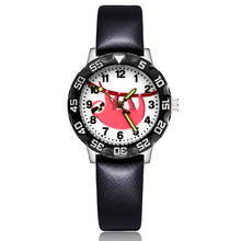 Reloj de pulsera de cuero de cuarzo para niños, niños, niñas, niños, moda, bonito estilo de Animal, Clcok JM151 2024 - compra barato