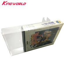 100 шт прозрачная коробка для хранения игр для SNK домашней игровой консоли для NEO-GEO aes пластиковый чехол для защиты домашних животных 2024 - купить недорого