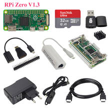 Оригинальная плата Raspberry Pi Zero V 1,3, 1 ГГц, процессор, 512 МБ ОЗУ, Версия Raspberry Pi Zero 1,3, акриловый чехол, алюминиевый радиатор 2024 - купить недорого