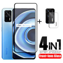 Protector de vidrio de cobertura completa para móvil, cristal templado HD para OPPO Realme Q3 Pro, Realme Q3 Pro 2024 - compra barato