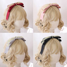 11 Colors Original Handmade Lolita Sweet All-match Hair Band Headdress Gorgeous Lolita Hair Bow KC 2024 - buy cheap