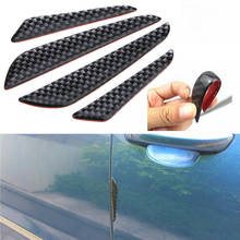 4x Anti-collision Buffer Trim Anti-rub Door Edge Guard Strip Scratch Protector Car Door Guards Molding Protection Carbon Fiber 2024 - buy cheap