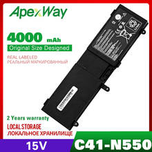 Batería ApexWay para ordenador portátil ASUS C41-N550 N550 N550X47JV N550J 2024 - compra barato