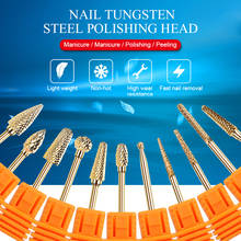1 Pc Nail Tungsten Steel Head Nail Drill Nail Art Electric Grinding Tool Nail Art DIY Design Polishing Tool Nail Drill 2024 - buy cheap