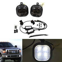 2PCS Smoked lens LED Fog Driving Light For 1999-2016 Ford F-250 F-350 F-450,2001-2004 Ford Excursion 2024 - buy cheap