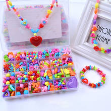 DIY Handmade Beaded Toy with Accessory Set Children Creative 24 Grid Girl Jewelry Making Toys Educational Toys Children Gift 2024 - buy cheap