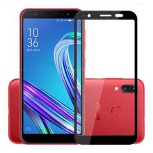 Полное покрытие из закаленного стекла для ASUS Zenfone Max pro m1 ZB602KL M1 ZB555KL ZB 602KL HD защита экрана закаленное стекло 2024 - купить недорого