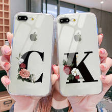 For Apple iPhone 11 12 Pro Max 12 Mini X XR XS XS Max Customized Black Flower Letter Silicone Mobile Phone Cover Case 2024 - buy cheap