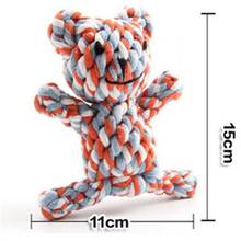 1pcs Bite Resistant Pet Dog Chew Toys for Small Dogs Cleaning  Teeth Puppy Dog Rope Knot Ball Toy Playing Animals Dogs Toys Pets 2024 - buy cheap