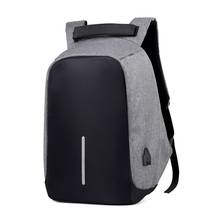 Anti-theft Bag Men Laptop Rucksack Travel Backpack Women Large Capacity Business USB Charge College Student School Shoulder Bags 2024 - купить недорого