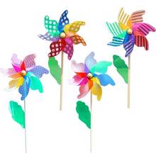 32cm Colorful Windmill Wind Spinner Wheel Ornament Garden Yard Decoration Kids U7EE 2024 - buy cheap