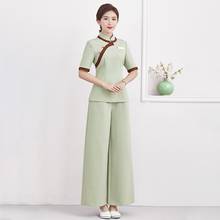 Beauty Salon Beautician Uniform Spa Health Center Work Clothes Thai Massage Uniform Health Technician Clothing Suit AS221 2024 - buy cheap