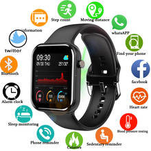 LIGE 2021 New Full Touch Smart Watch Women Waterproof Bracelet Heart Rate Monitor Sleep Monitor Smartwatch Men For IOS Android 2024 - buy cheap