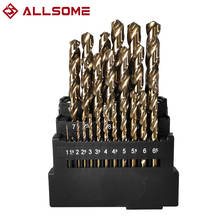 ALLSOME M42 HSS Twist Drill Bit Set for Metal 8% High Cobalt Copper Iron Aluminum Wood Stainless Steel Drilling Core drill Bits 2024 - buy cheap