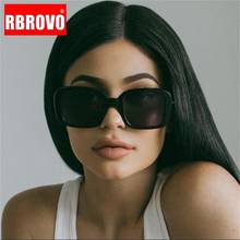 Солнечные очки RBROVO в винтажном стиле женские, квадратные солнцезащитные аксессуары с защитой от ультрафиолета, 2021 2024 - купить недорого