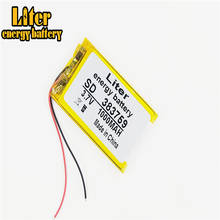 Bateria de lítio polímero 383759 403560 3.7v 1000mah, para mp3 mp4 mp5 gps dvd brinquedo elétrico li-polímero bateria recarregável 2024 - compre barato